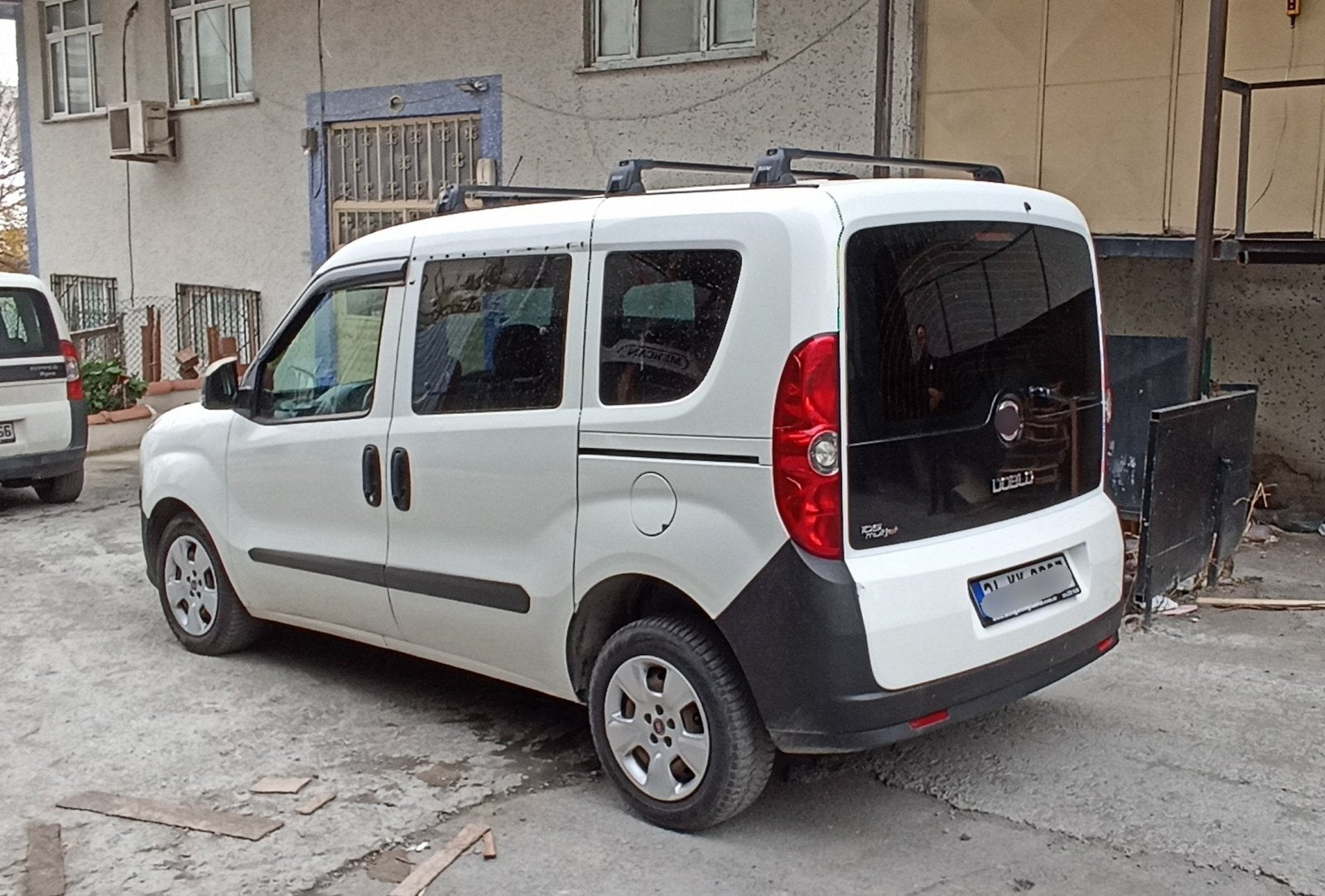 Fiat Doblo Tavan Ara Atkısı Tavan Taşıma Sistemleri 2010-2022 Siyah 2 li - 0