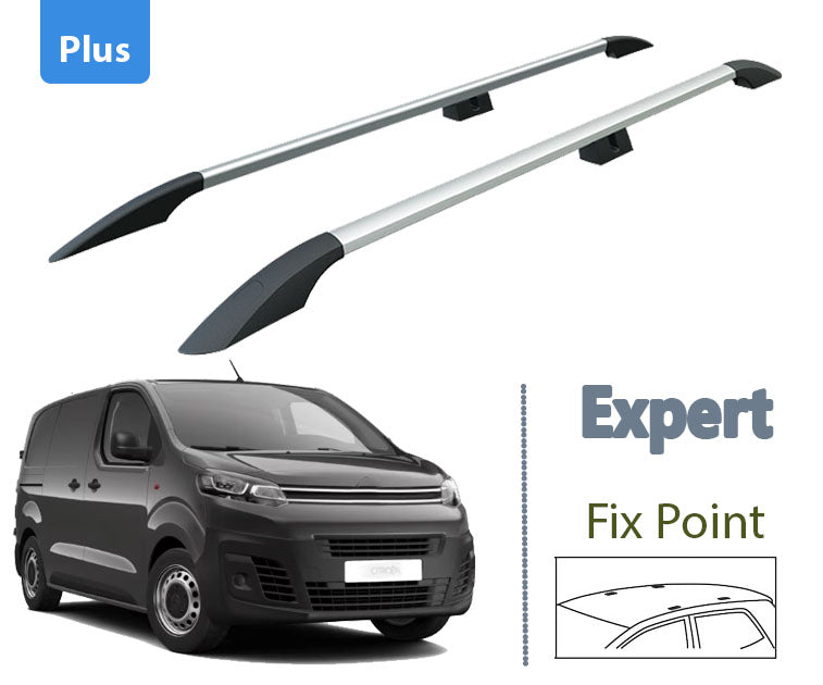 Peugeot Expert Mk2 Aleminyum Tavan Çıtası Taşıyıcı Bar Paw Plus 2006-2016 Sonrası Uzun