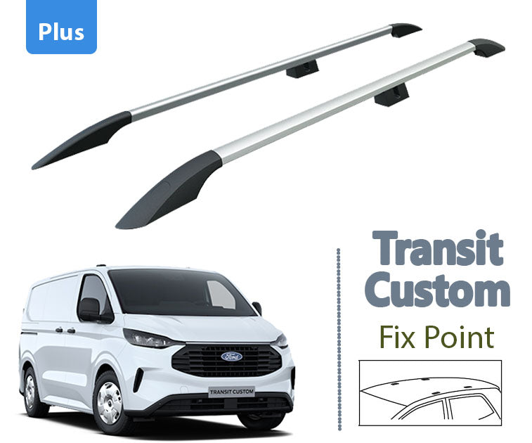 Ford Yeni Transit Custom Aluminium Tavan Çıtası Plus Serisi Gri Uzun Şase