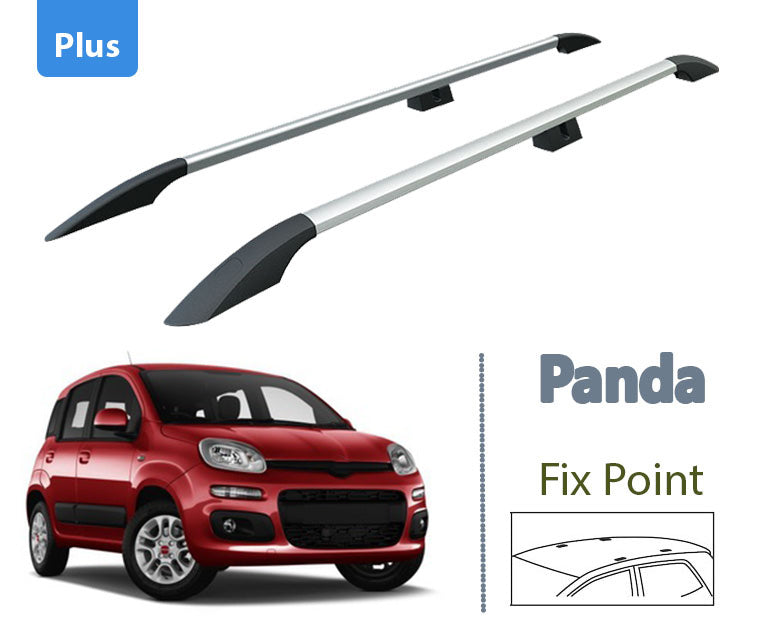 Fiat Panda 319 Aluminyum Tavan Çıtası Taşıyıcı Bar Paw Plus 2013- Sonrasi
