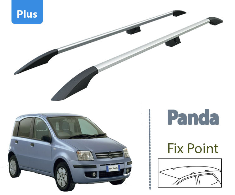 Fiat Panda 169 Aluminyum Tavan Çıtası Taşıyıcı Bar Paw Plus 2003-2012-1