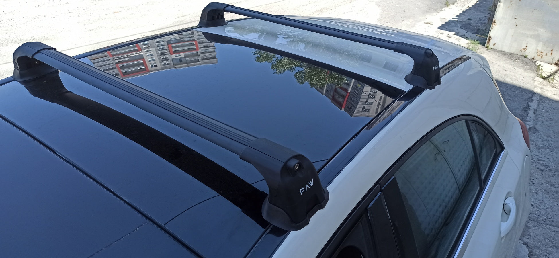 For Mercedes Benz A-Class W176 2012-2018 Roof Rack System Carrier Cross Bars Aluminum Lockable High Quality of Metal Bracket Silver-6