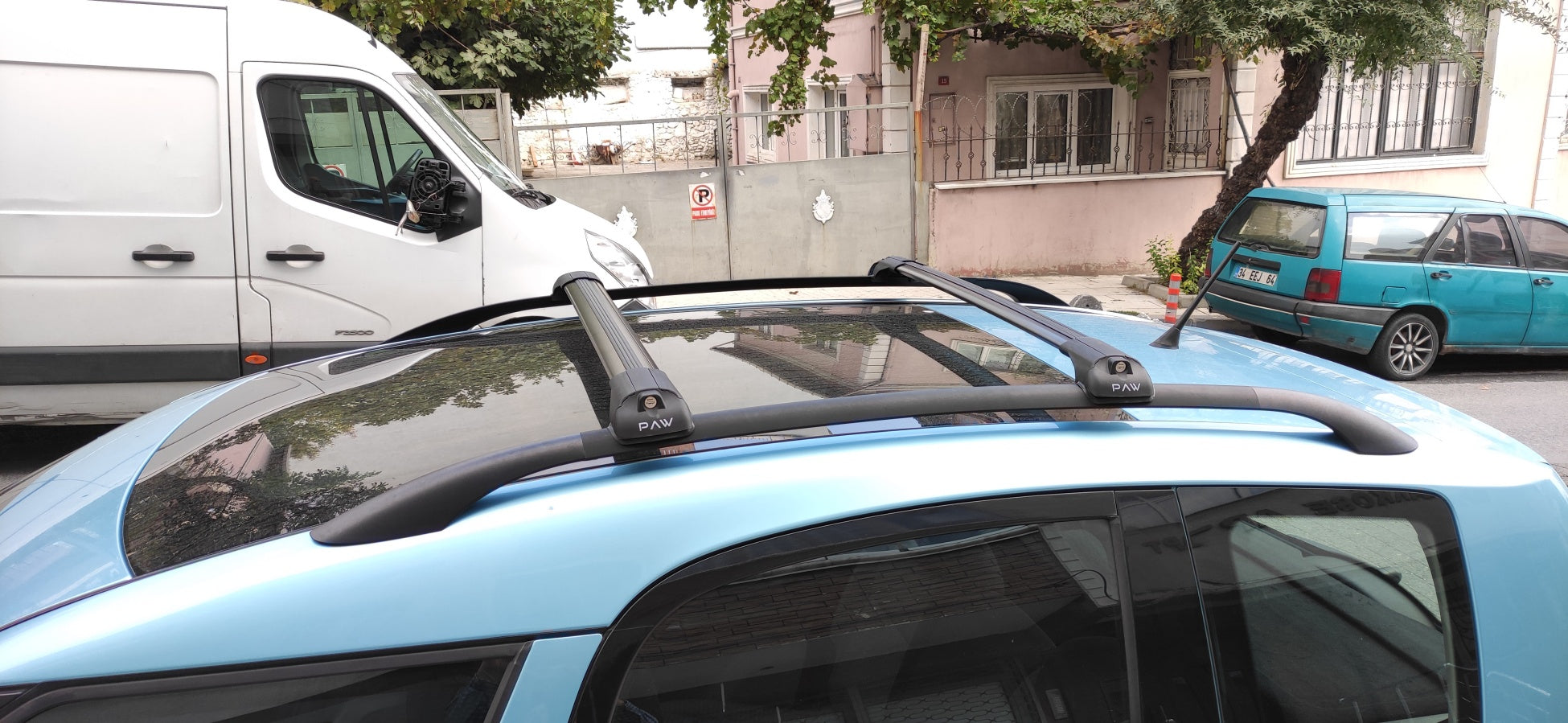 Mercedes GLK X204 2009-2015 Tavan Ara Atkısı Taşıyıcı Tavan Sistemleri Paw Siyah-5