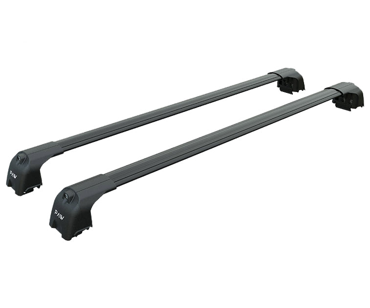 For Chevrolet Blazer 2019-Up Roof Rack System, Aluminium Cross Bar, Metal Bracket, Flush Rail, Black