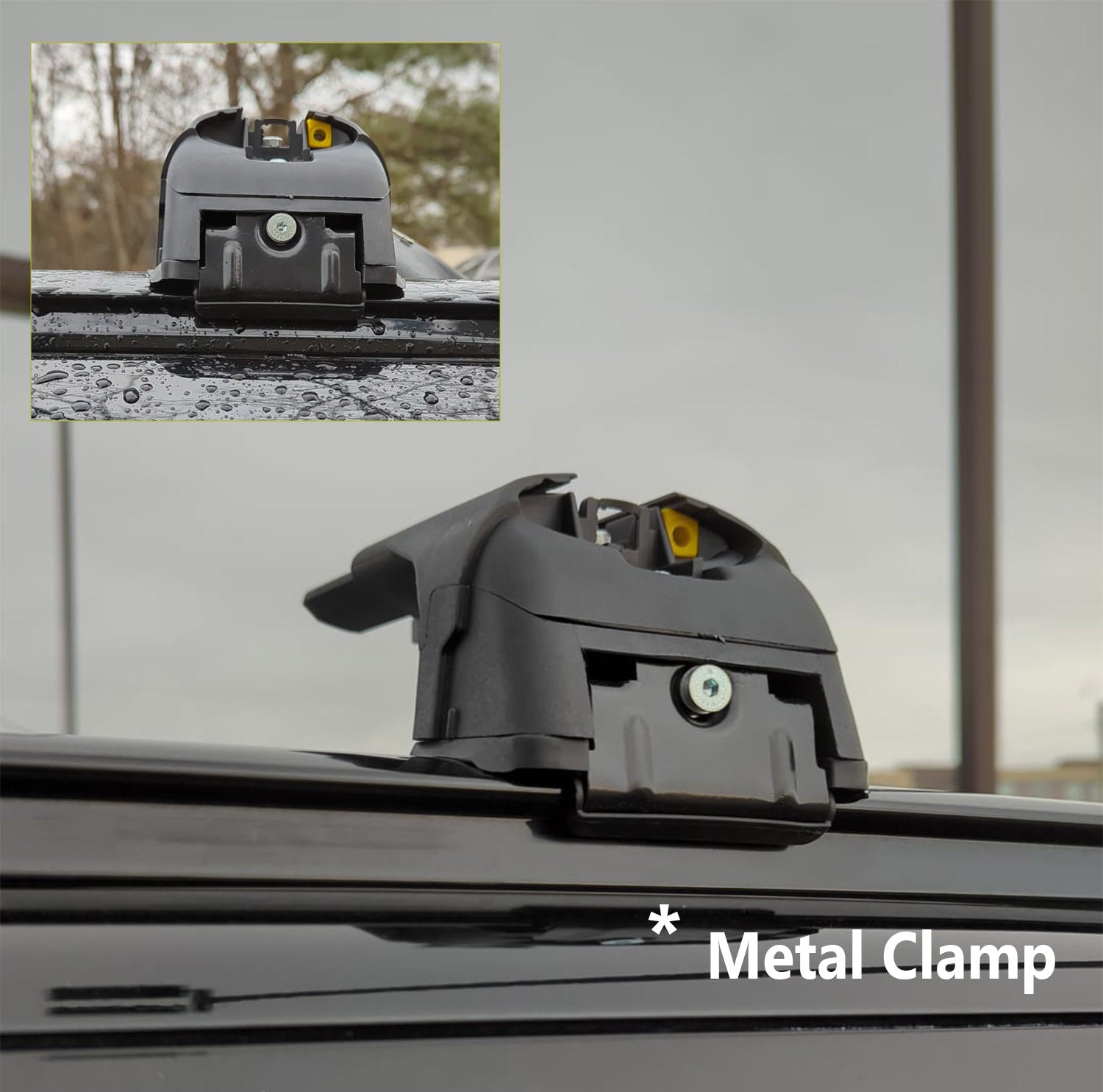 For Chevrolet Blazer 2019-Up Roof Rack System, Aluminium Cross Bar, Metal Bracket, Flush Rail, Silver