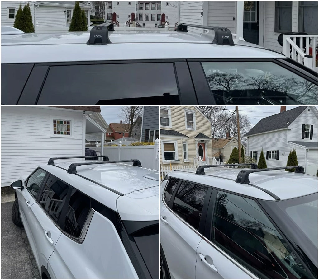 Toyota Avensis 2009-->2015 Roof Rack System, Aluminium Cross Bar, Metal Bracket, Fix Point, Siyah