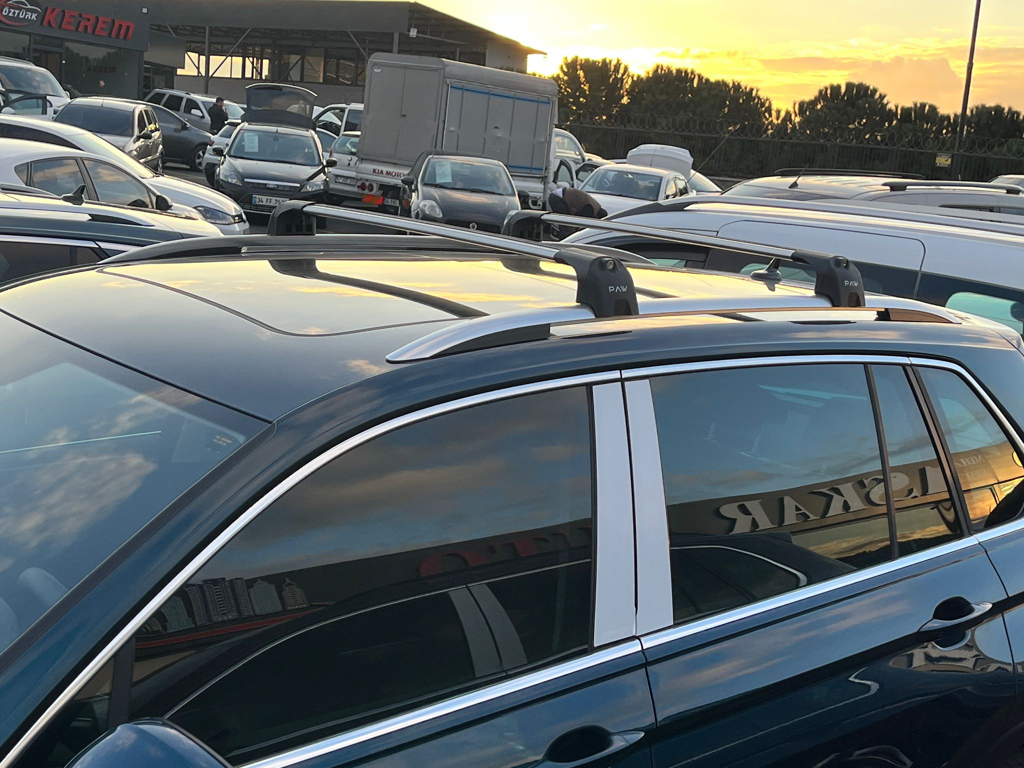 Volkswagen Taos 2022- Sonrası Tavan Ara Atkısı Tavan Sistemleri Paw Pro Gri-6