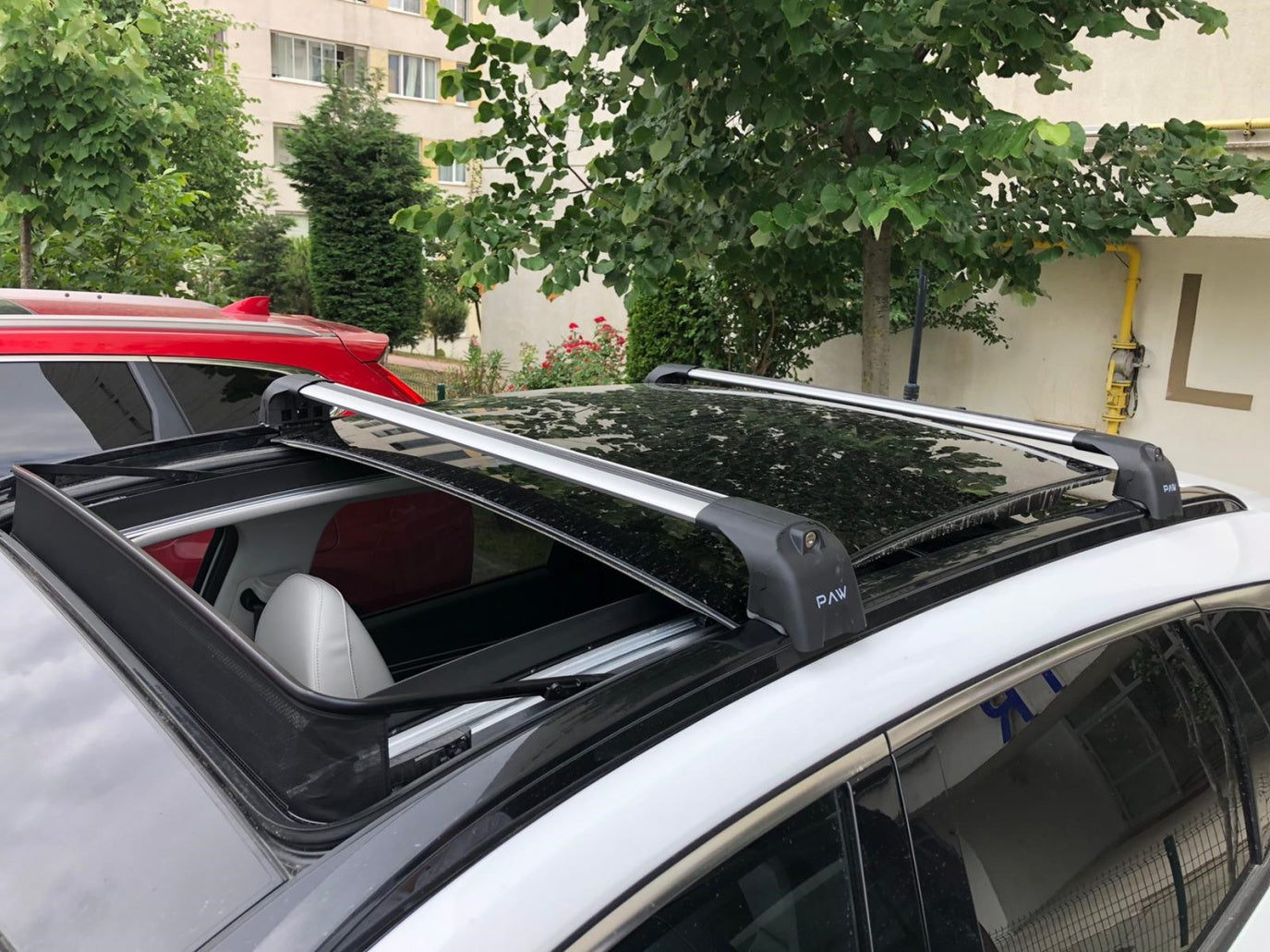 Opel Crossland X 2017-2020 Aleminium Tavan Ara Atkısı Tavan Sistemleri Paw Pro Siyah