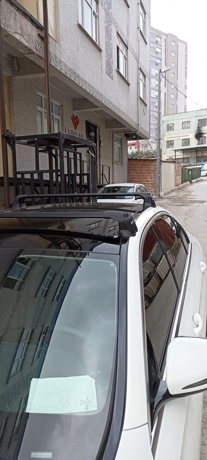 For Mercedes E Series W213 2016-Up Roof Rack System Carrier Cross Bars Aluminum Lockable High Quality of Metal Bracket Silver-8