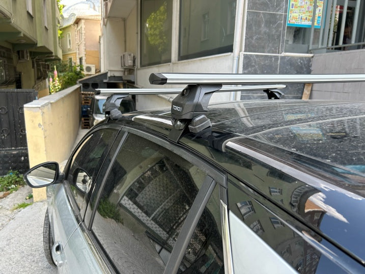 Opel Corsa (F) 2019- Sonrası Aleminium Tavan Ara Atkısı Tavan Sistemleri Paw Pro Siyah