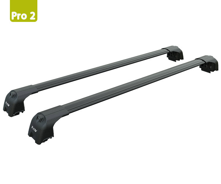 For Vauxhall Zafira Tourer C 2012-Up Roof Rack System, Aluminium Cross Bar, Metal Bracket, Lockable, Black