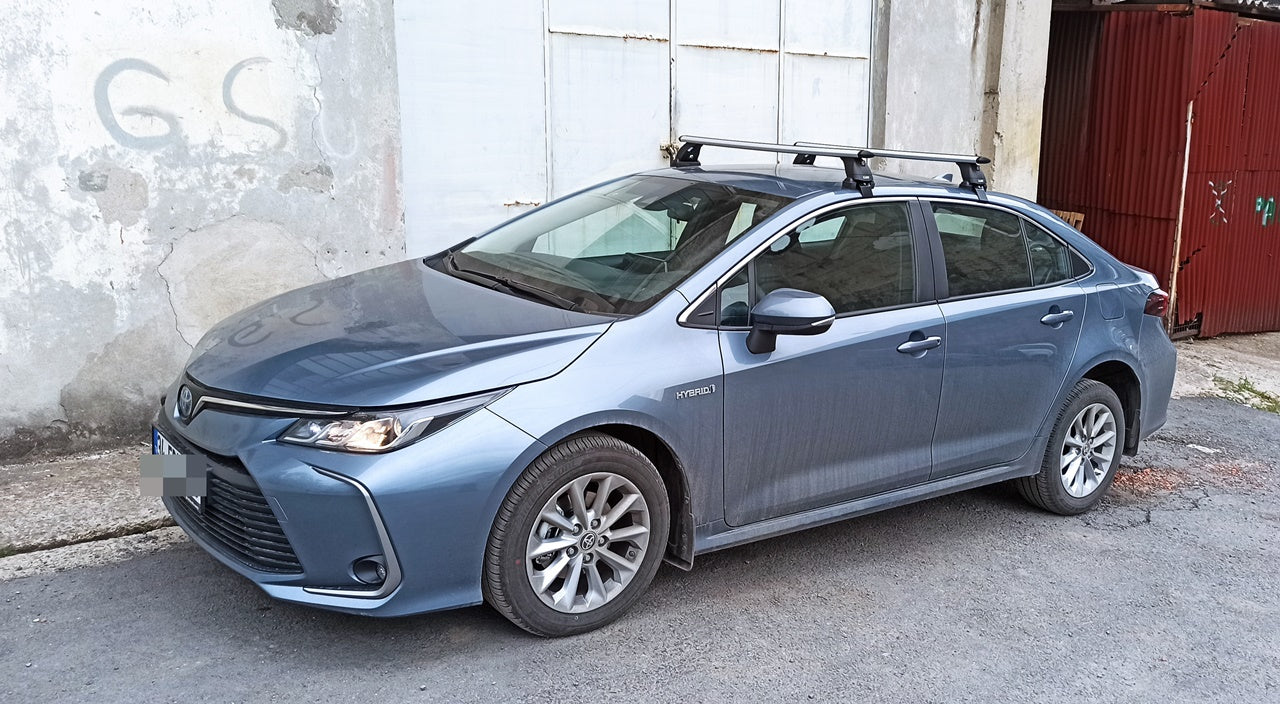Toyota Corolla 2018- Sonrası Ara Atkısı Tavan Taşıyıcı Sistemleri Siyah